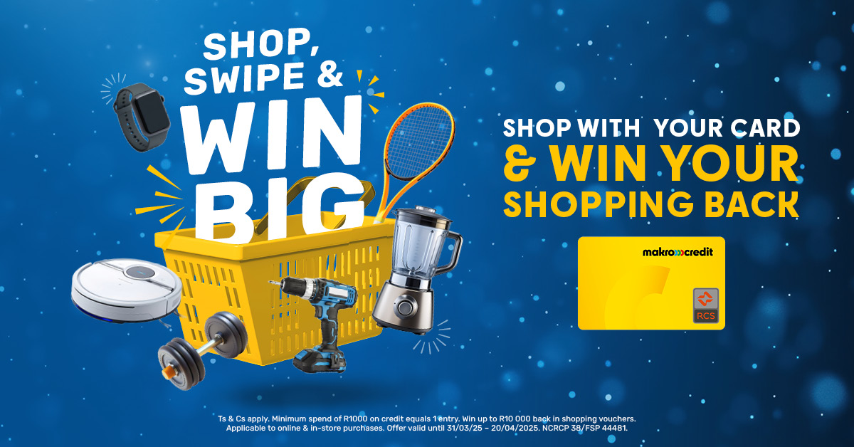 Makro_SA's tweet photo. Your shopping could be on us! 🛒💳
Swipe your card and stand a chance to win back your entire spend.
Don’t miss out on your chance to win big! 🎉 T&amp;C's Apply https://t.co/PSWq8XhL3g

#MakroMood #WinWithMakro #SpendAndWin https://t.co/z0UweMHWN4