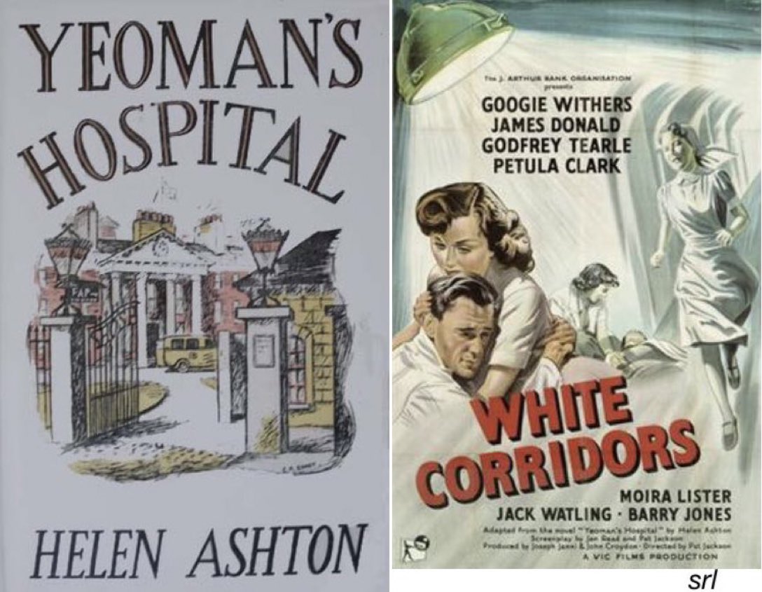 SaveRedlandLibr's tweet photo. 3:40pm TODAY on @TalkingPicsTV 

The 1951 #Drama film🎥 “White Corridors” directed by #PatJackson &amp; co-written with #JanRead

Based on #HelenAshton’s 1944 novel📖 “Yeoman's Hospital”

🌟#GoogieWithers #JamesDonald #GodfreyTearle #PetulaClark #MoiraLister #JackWatling #BernardLee https://t.co/I8mo0nmQay