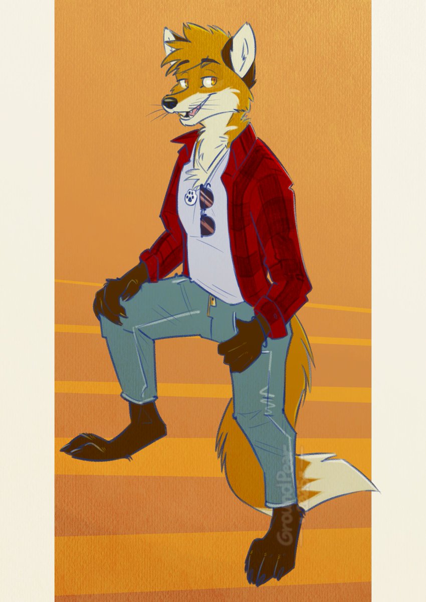 Very lovely artpiece of Jake in his casual outfit 🦊🕶️

🎨 by groundpear

Thank you so much!