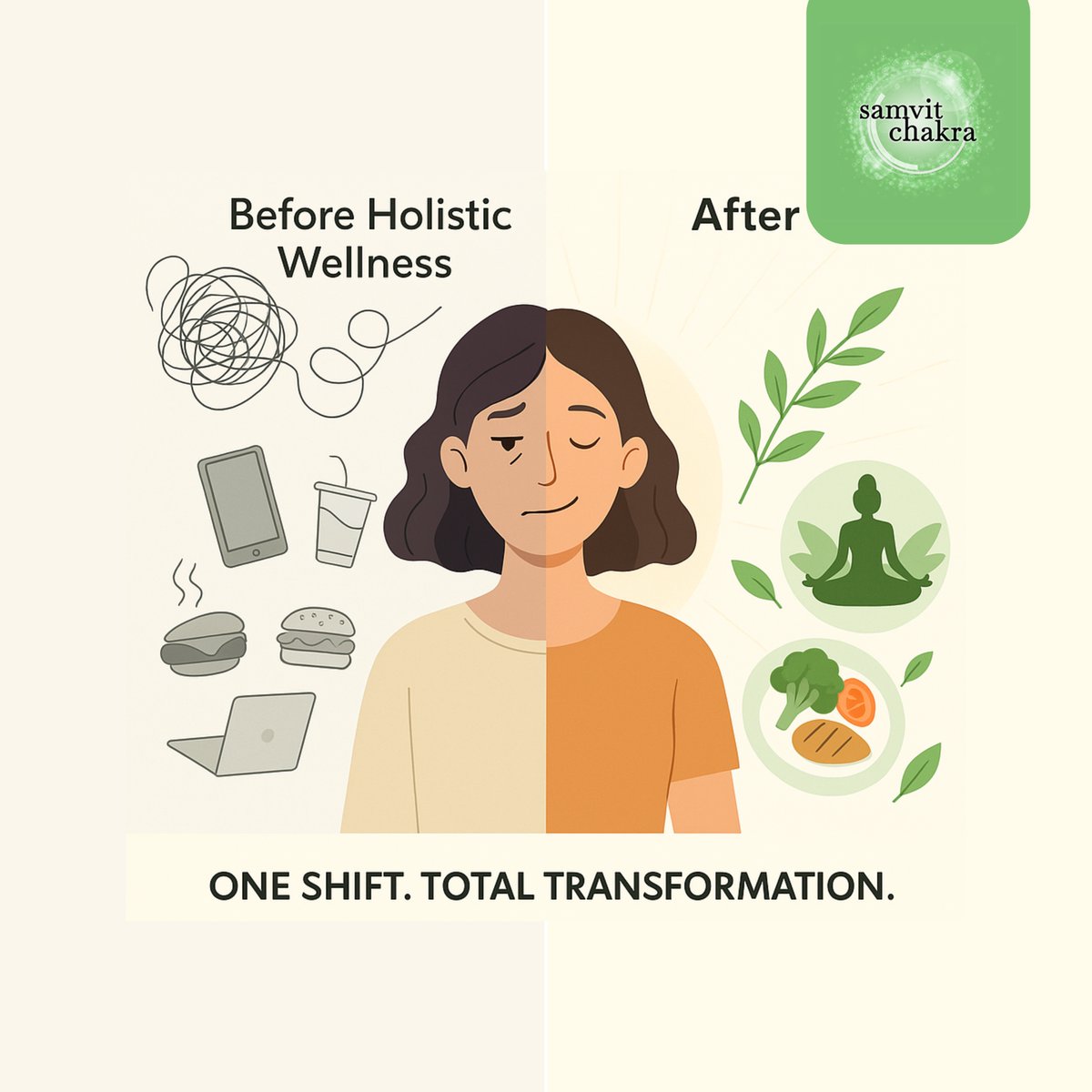 samvitchakra's tweet photo. From Drained to Divine!

This is what Holistic Wellness can do. Our course teaches you the tools to glow inside and out. Limited seats left—act fast!

Enroll now— https://t.co/5JAYGkXDpI

#TransformationTuesday #HolisticGlow #AyurvedaMagic https://t.co/Il5IYg6PDQ