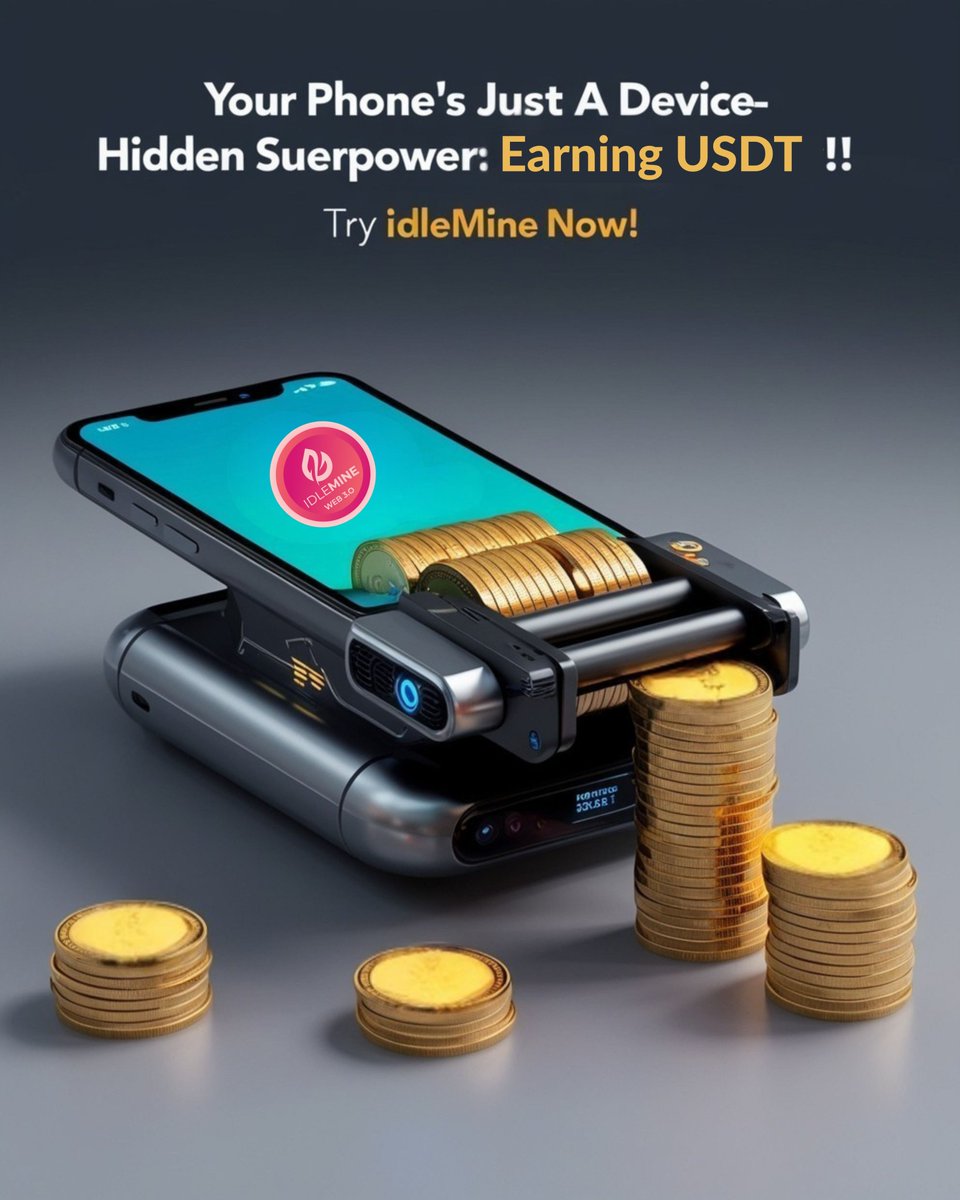 stringidlemine's tweet photo. 📱💸 Your Phone’s Hidden Superpower: Printing Money!🤯
IdleMine turns screen time into income—tap, earn, repeat.
👉 Start now &amp; let the earnings roll in: [https://t.co/fmR8lHmvy0]

#IdleMine #PlayToEarn #CryptoEarnings #PassiveIncome #USDT #GameAndEarn https://t.co/cXuxLsTfnU
