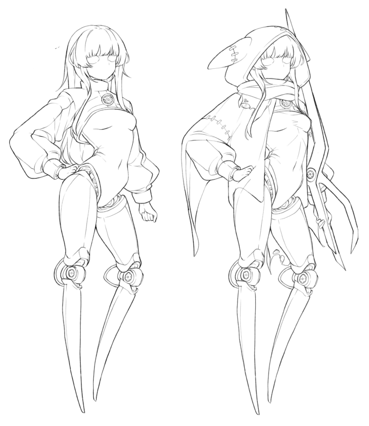 BurgerPackaging's tweet photo. Lil' WIP of one of my characters. She's far from done but I'm quite happy with the concept so far :D https://t.co/PHNzxTKwRB