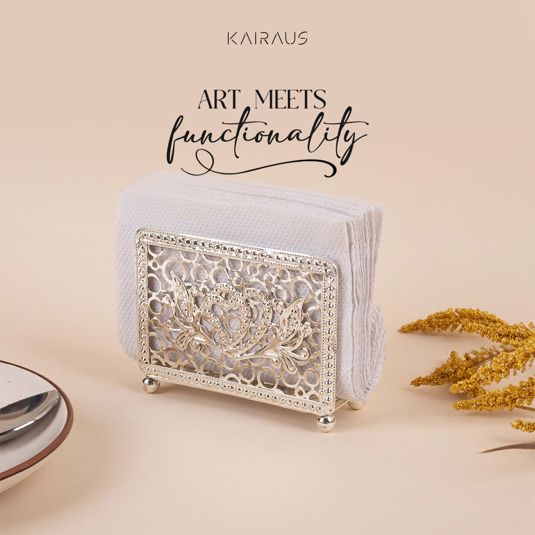 Kairausofficial's tweet photo. Why settle for ordinary when you can have art that works? π€
Turn everyday essentials into statements with Kairaus.β¨
Shop now. Link in bio.π
Featured Product:
Elegant Metal Hollow Silver Tissue Holder
#kairaus #tissueholder #homedecor #dining #india #tableware #trending https://t.co/I9jGK8SaMR