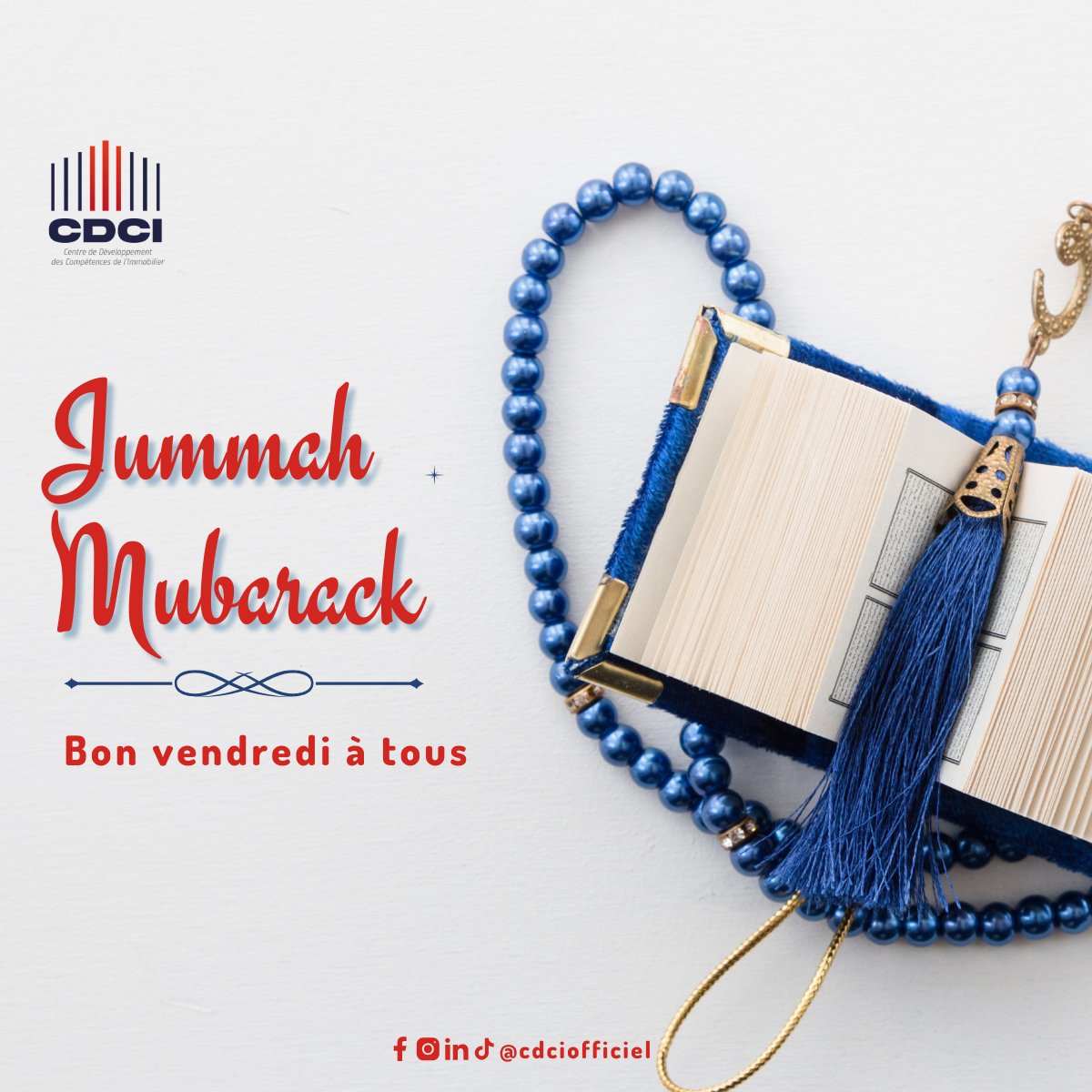 cdcisn's tweet photo. CDCI vous souhaite un bon vendredi.

#JummahMubarak #Jummah #Mubarak #immobilier #immo #senegal #CDCI https://t.co/j9F1sRoddh
