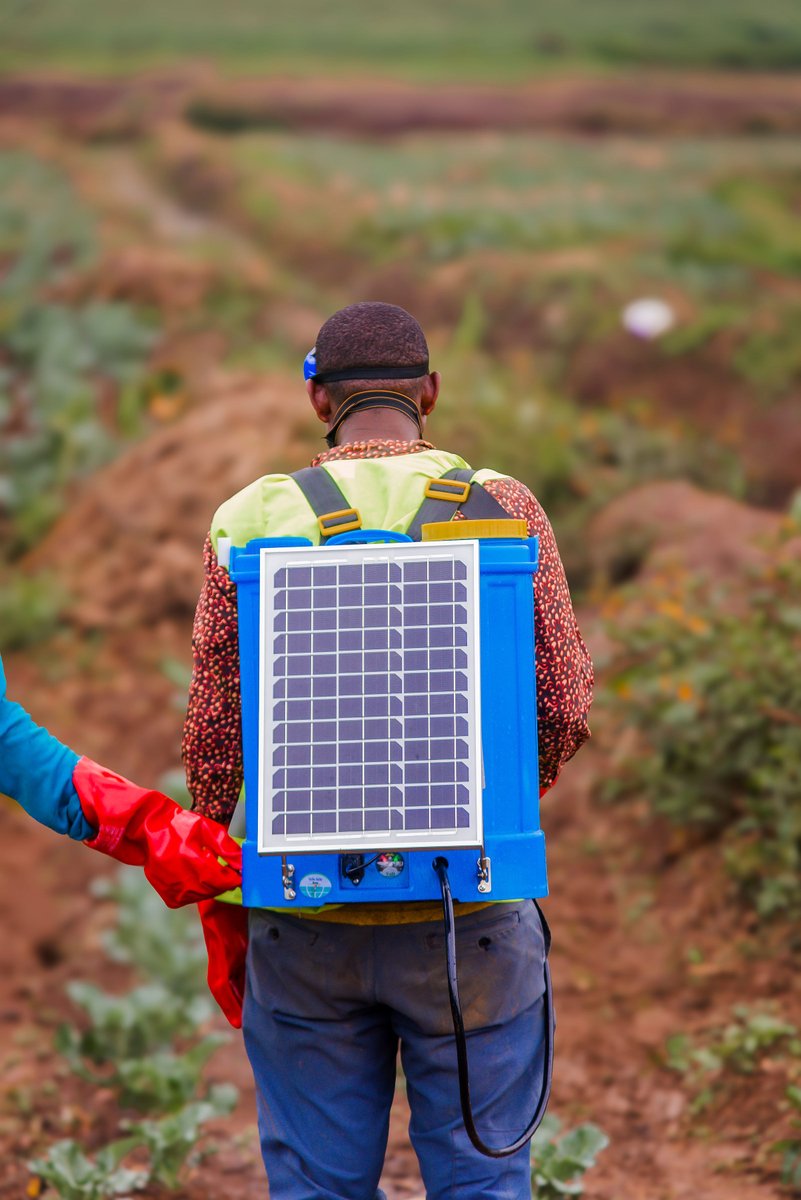 SoukFarms's tweet photo. In partnership with the @yallayallagroup, we carried out on-field trials of their solar-powered spraying technology—a game-changer that makes crop spraying faster, more energy-efficient, and capable of covering a wider area with less physical strain.
#SustainableFarming https://t.co/s3juZlZrTK