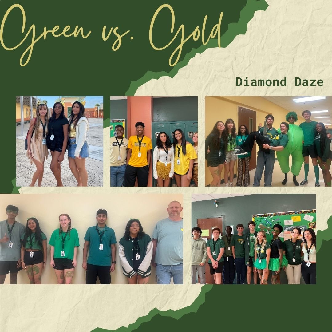 DIAMOND DAZE: Green vs. Gold 💚🌴💛⭐️