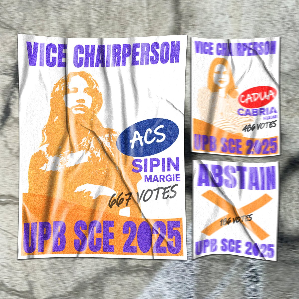 2025 UP BAGUIO UNIVERSITY STUDENT COUNCIL ELECTIONS PARTIAL AND UNOFFICIAL RESULTS 

On UP Baguio COMELEC's partial and unofficial tally, Karlo Ancheta and Margaux Sipin, both from the Alliance of Concerned Students, 

#SCrutiny2025
#UPBSCE2025