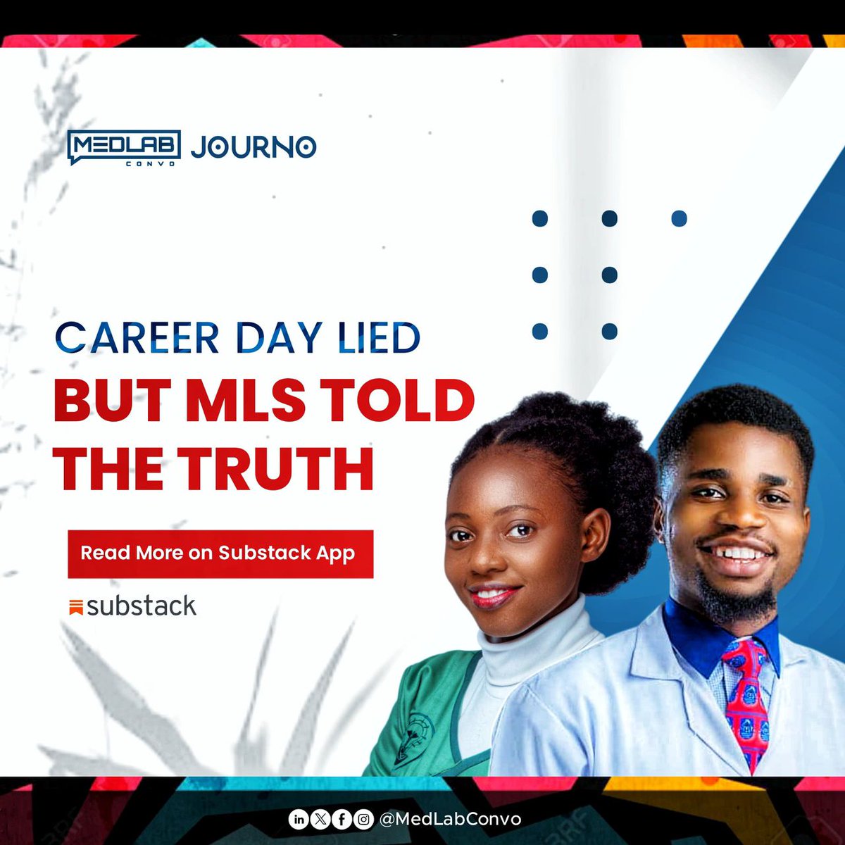 In the spirit of #BiomedicalScienceAdvocacy, we want you to think back to how you got into this profession.

In our latest #Journo publication, we explored an #OriginStory who got here in a not-so-conventional way all thanks to career day here👇
medlabconvo.com/journo