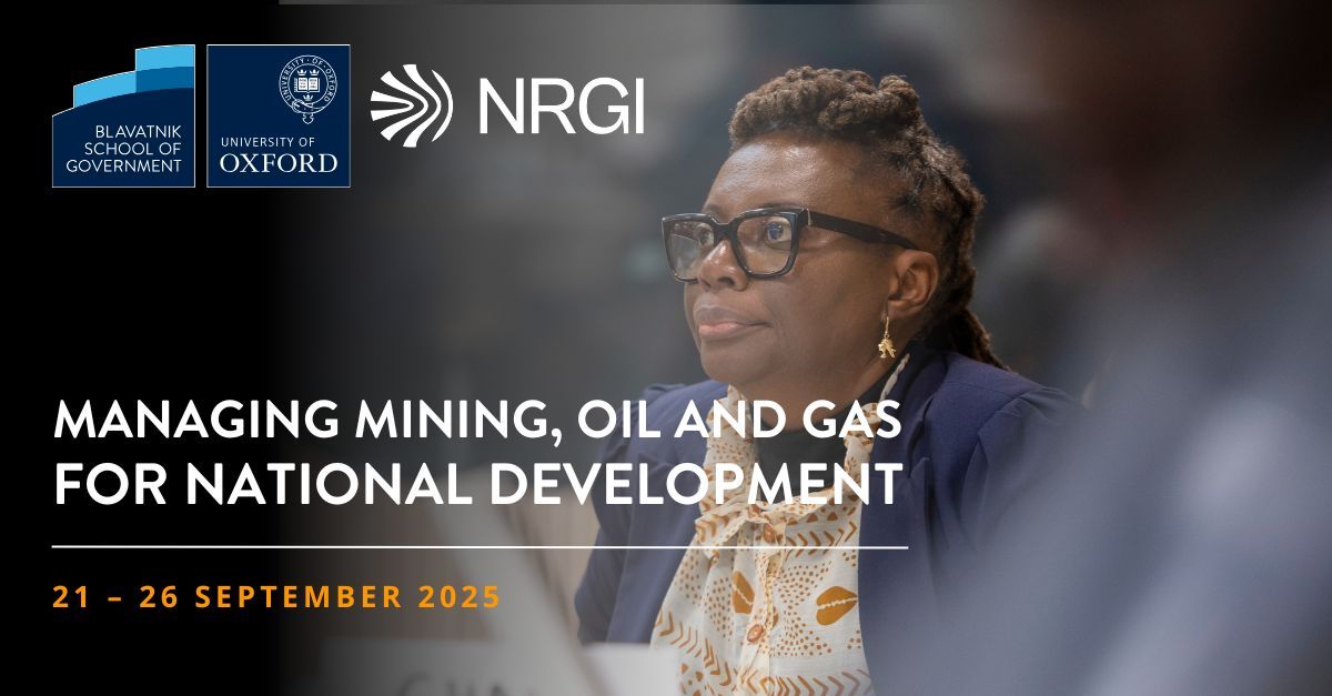 🌍 Shaping the future of resource governance.

The Managing Mining, Oil and Gas for National Development program brings together global experts to explore strategies for sustainable, transparent resource management.

📢 Apply by 18 April: resourcegovernance.org/events/managin…