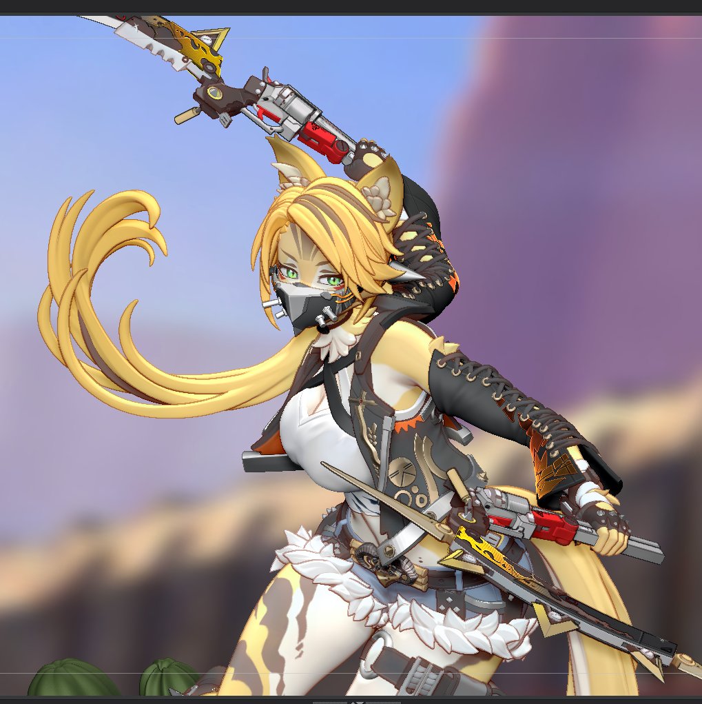 リゾレーヌ ミル様 Pulchra figure almost done! #ZenlessZoneZero #ZZZ #Pulchra