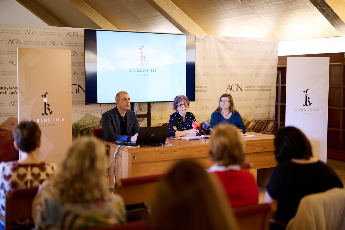 📜El Gobierno de Navarra conmemora el VI centenario del fallecimiento de Carlos III el Noble

👉Cultura ha previsto un amplio programa que incluye una magna exposición conmemorativa, microexposiciones, conferencias y publicaciones

➕INFO: culturanavarra.es/es/noticias/el…

#culturanavarra