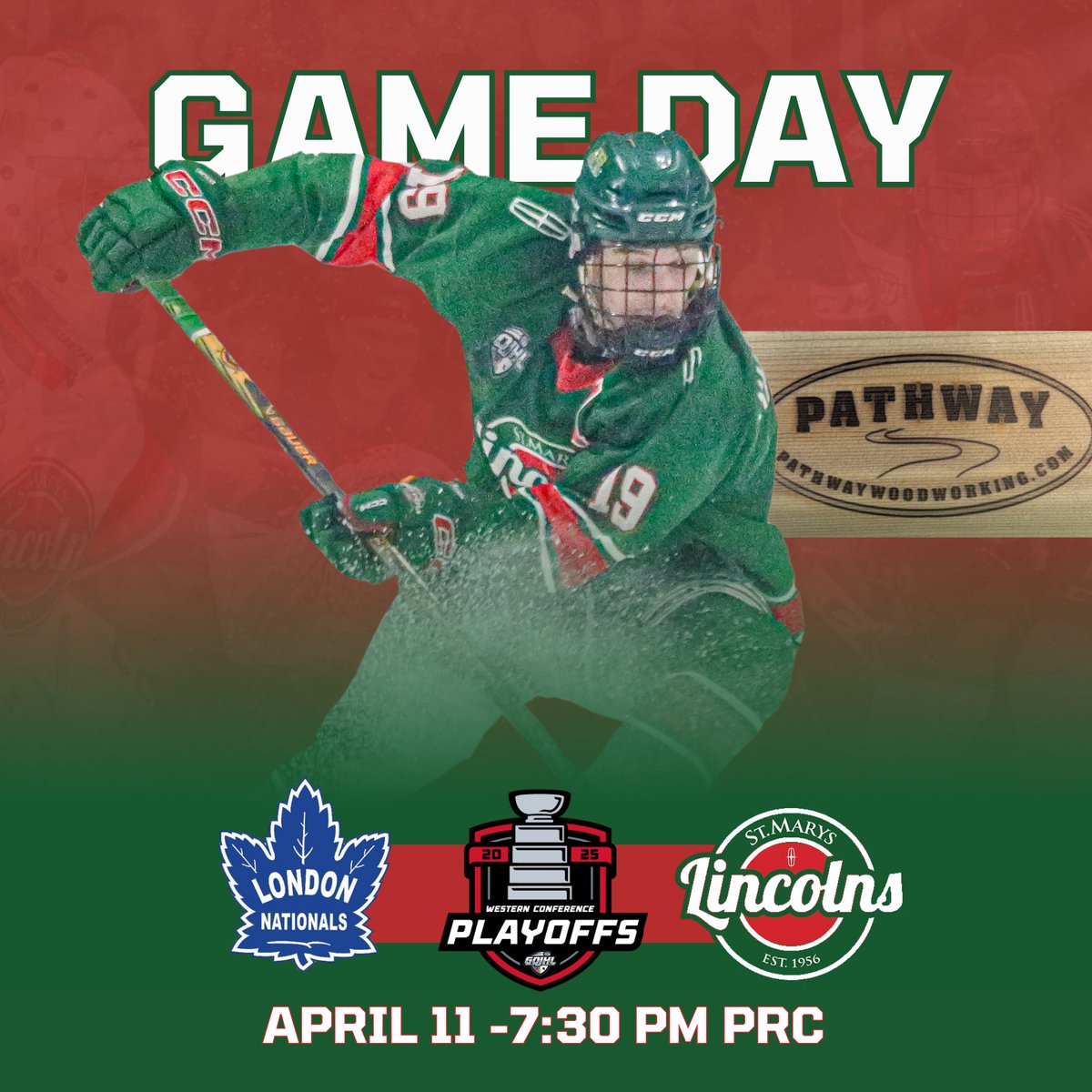 stmlincolns's tweet photo. GAME DAY
Lincs host the Nationals for Game 5 of the West Semi Finals, presented by Pathway Woodworking! Doors open at 6:30pm and you can still get in without a pre-sale ticket! #GoLincsGo https://t.co/cF5BmDzDe1