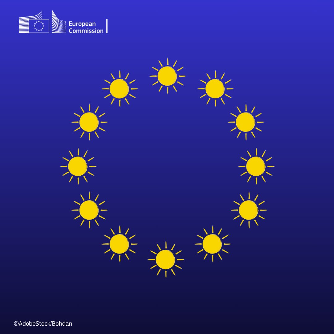 EU #SolarPower is surging! ☀️

Capacity hit 338 GW in 2024, up from 272.5 GW in 2023.

As the fastest growing #RenewableEnergy source in Europe, solar is key to cutting emissions and reducing our dependence on imported fossil fuels.

Learn more 🔗 europa.eu/!Krhhtk