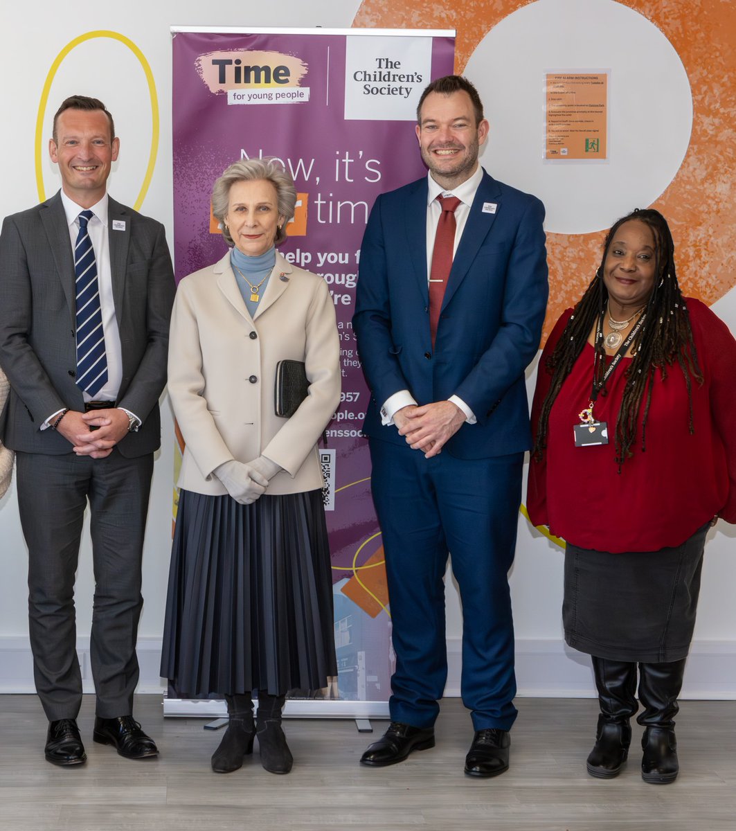 We are honoured to welcome Her Royal Highness The Duchess of Gloucester to our wellbeing support space in Newham, Time for young people.

During the visit, Her Royal Highness toured the space and met the team to learn how our early intervention model prevents crises.