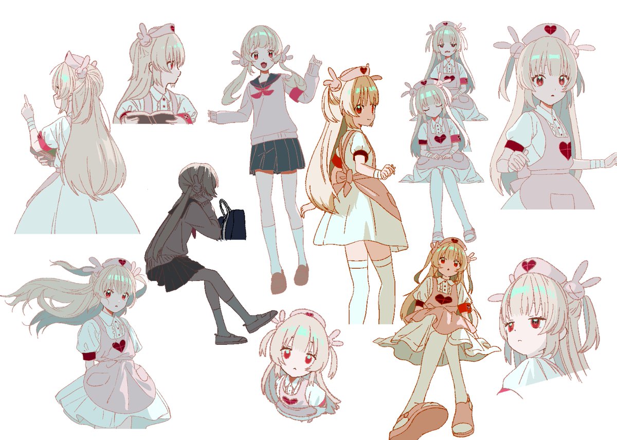 syo5_'s tweet image. 「きらめく絆創膏」MV
キャラデザとか原画とかいろんな名取さなさん🍆（※本編の内容を含みます）