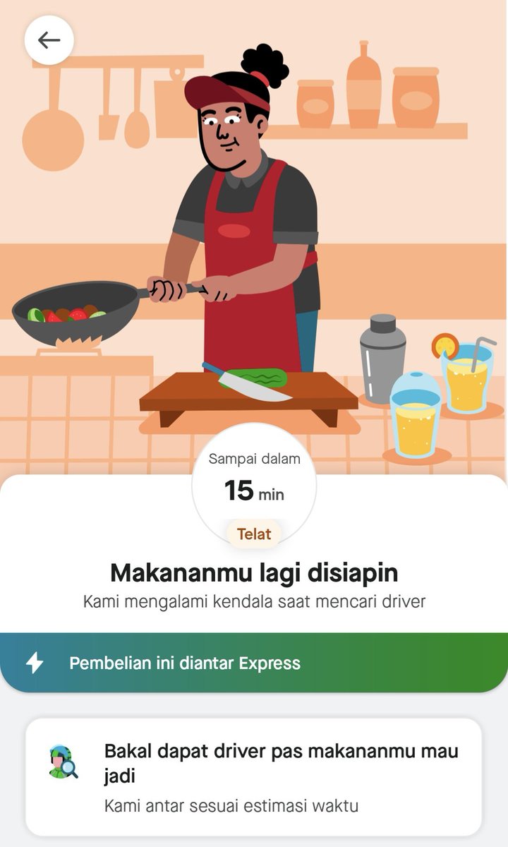 alterland89's tweet photo. percuma ada ekspres, standar dan ekonomi klo telat juga gak kira2.. logika nya mana ada resto nyiapin, trus dh telat 1jam notif tdk dpt driver. makanan yg dimasak resto buat apa coba? @gojekindonesia 

mending jujur tulisan sdg mencari driver drpd resto sdg memasak. blok https://t.co/viZEL7sjOk
