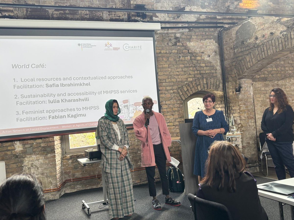 wphfund's tweet image. 💡 What better way to wrap up our participation in the Annual Meeting of the Action Network on #ForcedDisplacement than with powerful conversations on trauma counseling &amp;amp; the role of media in amplifying the voices of displaced women &amp;amp; girls worldwide?

In 🤝 with @BMZ_Bund