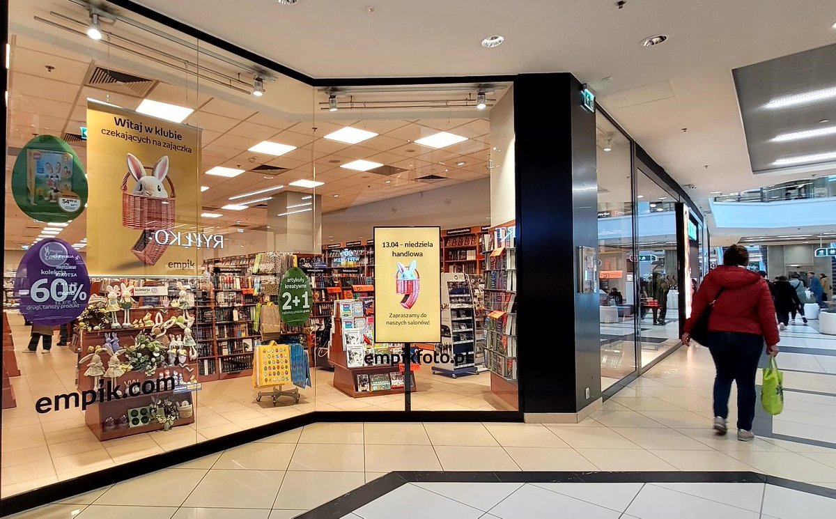 📣 Ostatni dzwonek na wielkanocne zakupy!
13 kwietnia #niedzielahandlowa wszystkie salony #Empik są otwarte – i to z masą promocji, np.
📚 książki 3+1
🎲 gry -20%,
🐣 dekoracje -60% na drugi produkt z kolekcji Empiku
i wiele więcej.
Szczegóły 👉 news.empik.com/397366-niedzie…