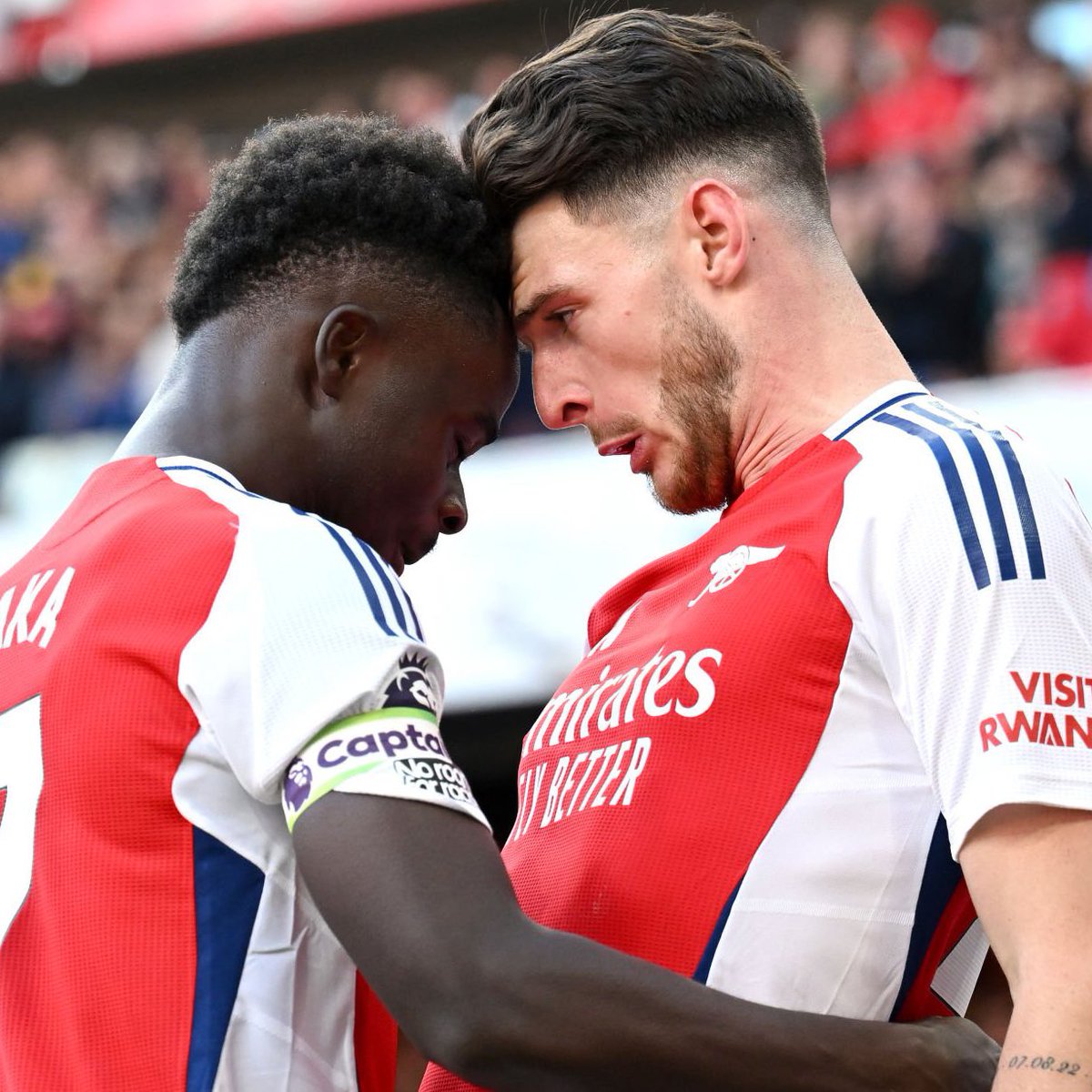 🚨 Despite being substituted early against Real Madrid, Bukayo Saka and Declan Rice are fit to face Brentford. 🏥❌