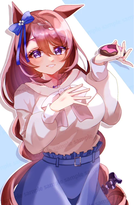#Skeb #commissionスーパークリークさんでした!リクエストありがとうございました 