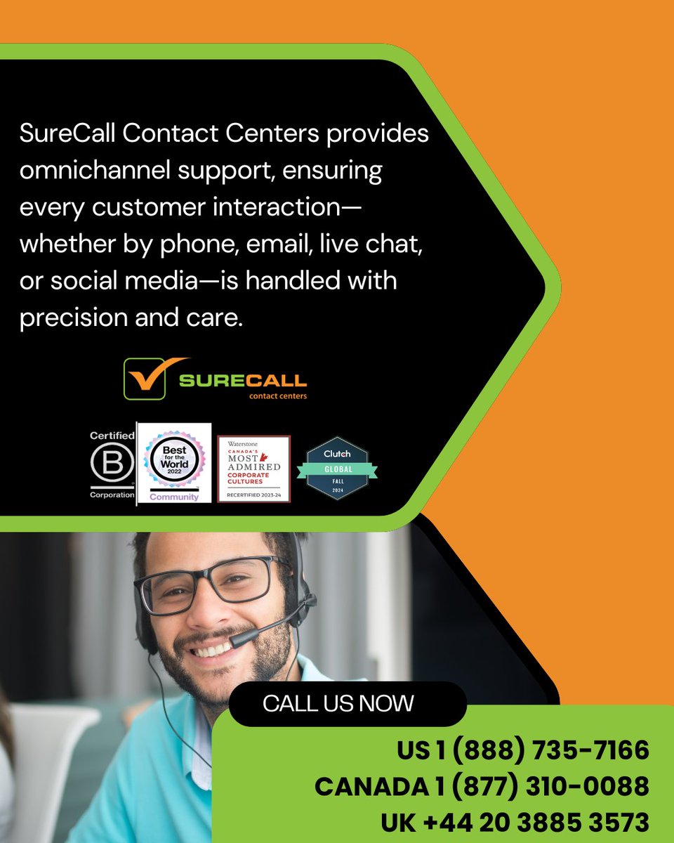 SureCallCC's tweet image. Your customers don’t just call anymore—they text, email, and chat online. If your business isn’t available on every platform, you’re losing engagement and potential sales. #CostSavingsStrategy #CXInnovation #OutsourcingSolutions