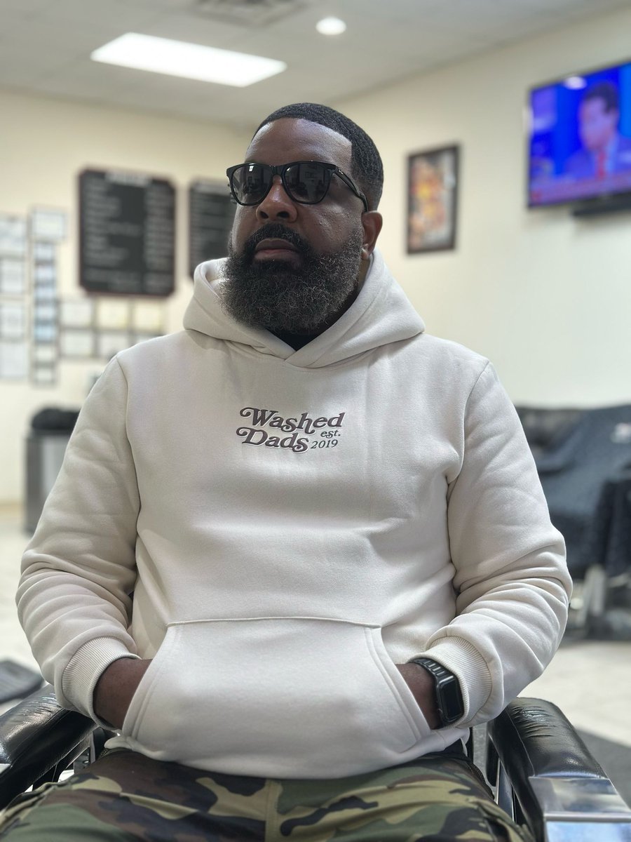🚨🚨🚨NEW DROP SATURDAY 4.12.25 10a EST

This new Cape Hoodie colorway features an Oatmeal colored hoodie with Dark Brown, White and Green puff print design with a bold reminder of who we are on the back. We Are Super Heroes Everyday (W.A.S.H.E.D)

#WashedDads