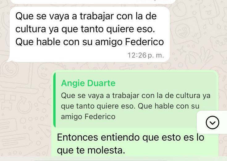 josealvarengab's tweet photo. Seguiremos informando sobre tu actuar deleznable @AngieDuartePy 

Cc: @mora_federico @lizarellapy (ustedes que le conocen mejor sabrán cómo se comporta) https://t.co/ZlM442zv8I