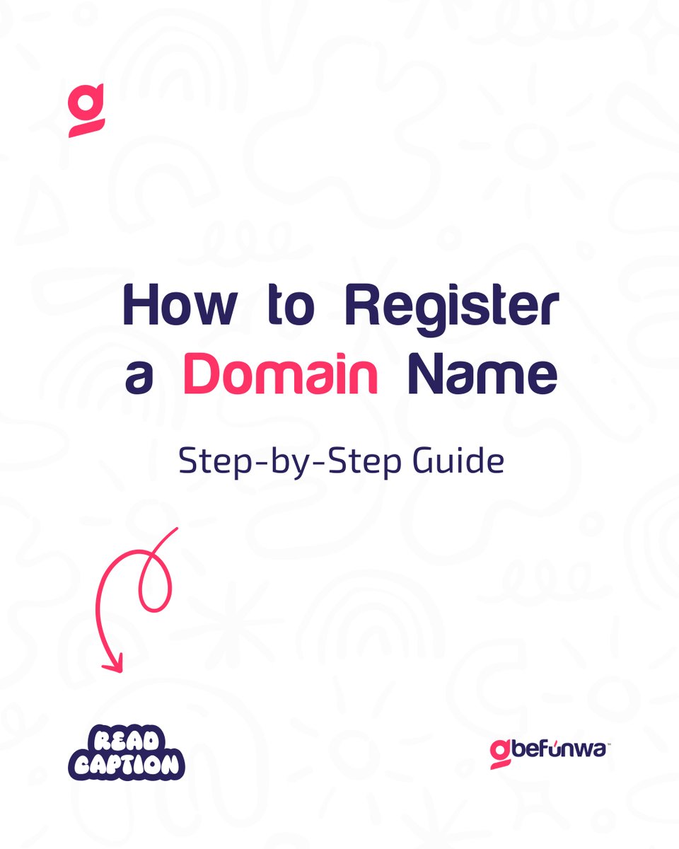 gbefunwa's tweet photo. Every great website, app, or product starts with a name. And in the digital world, that name is represented by your #domain. 

But how do you go from “I have a name” to “I own the domain”?

This beginner-friendly #guide breaks it down step-by-step — no jargon, no stress. From choosing the right name to checking availability and registering it on #Gbefunwa, we’ve got you covered.

👉 Read the full guide: https://t.co/Y19j0DnbJ0