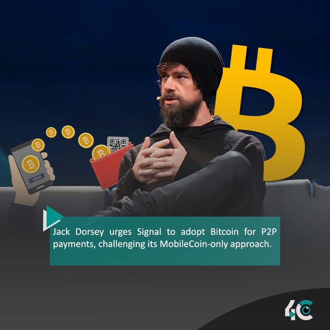 4cby360's tweet photo. Jack Dorsey urges Signal to adopt Bitcoin as a private payment option
https://t.co/CiRFosxx6g
#Bitcoin #crypto #JackDorsey #Mobilecoin #BTC #Cryptocurrency https://t.co/9WIrYz9yAg