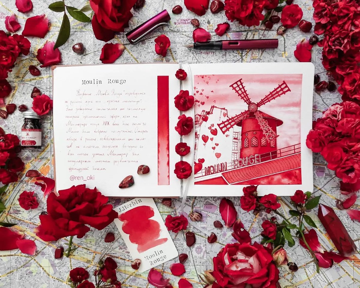 JacquesHerbinUS's tweet photo. Let your words dance with Moulin Rouge 💃A deep, passionate red that captures the sparkle and show of Parisian nights.
Illustrated by @ren_oki
#jacquesherbin #pariscollection #moulinrouge https://t.co/7u1JFxFEtx