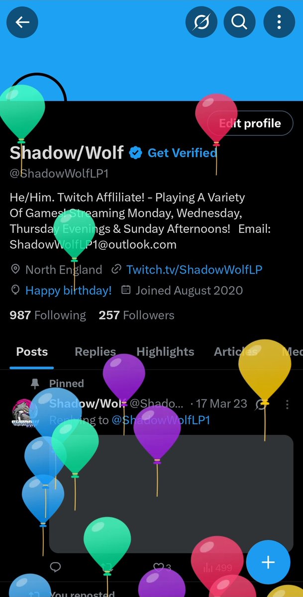 Balloon Friday. Did I do it right? 🫡