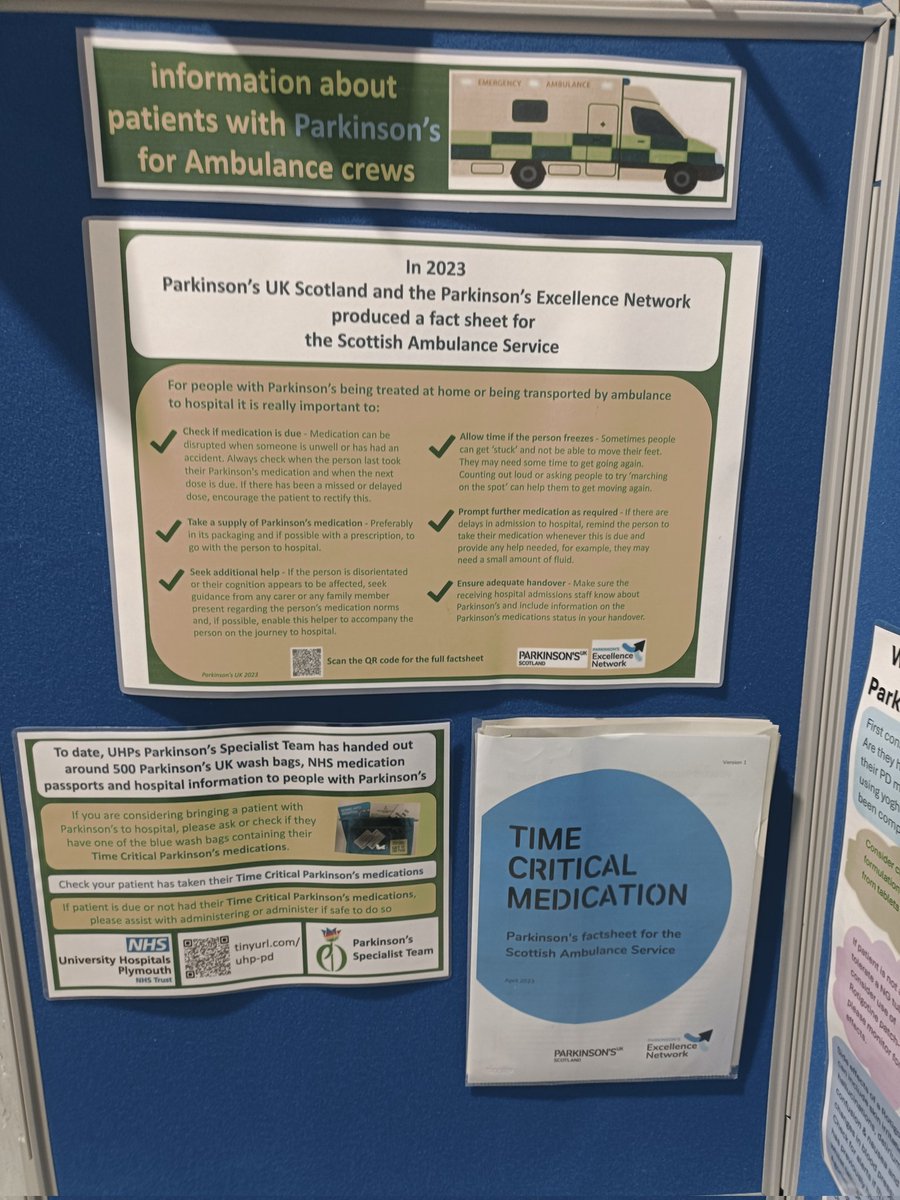 UHP Parkinson’s Specialist Team (@uhp_parkinsons) on Twitter photo Pleased to see some of our <a href="/swasFT/">South Western Ambulance Service</a> colleagues today taking an interest in #ParkinsonsAwareness at our <a href="/UHP_NHS/">University Hospitals Plymouth NHS Trust</a> #WorldParkinsonsDay stand Pleased to see some of our <a href="/swasFT/">South Western Ambulance Service</a> colleagues today taking an interest in #ParkinsonsAwareness at our <a href="/UHP_NHS/">University Hospitals Plymouth NHS Trust</a> #WorldParkinsonsDay stand