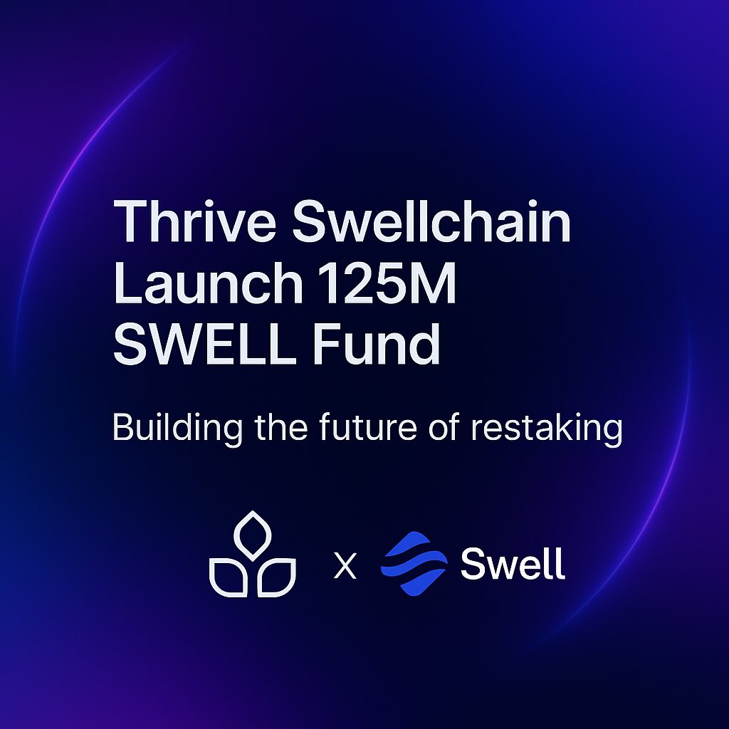 the_olubadan's tweet photo. THRIVE PROTOCOL x SWELLCHAIN: 
125M $SWELL GRANT PROGRAM FOR WEB3 BUILDERS.
A Thread for anyone building or planning to build in the web3 space.  🧵👇 https://t.co/0q4xQDdKwv