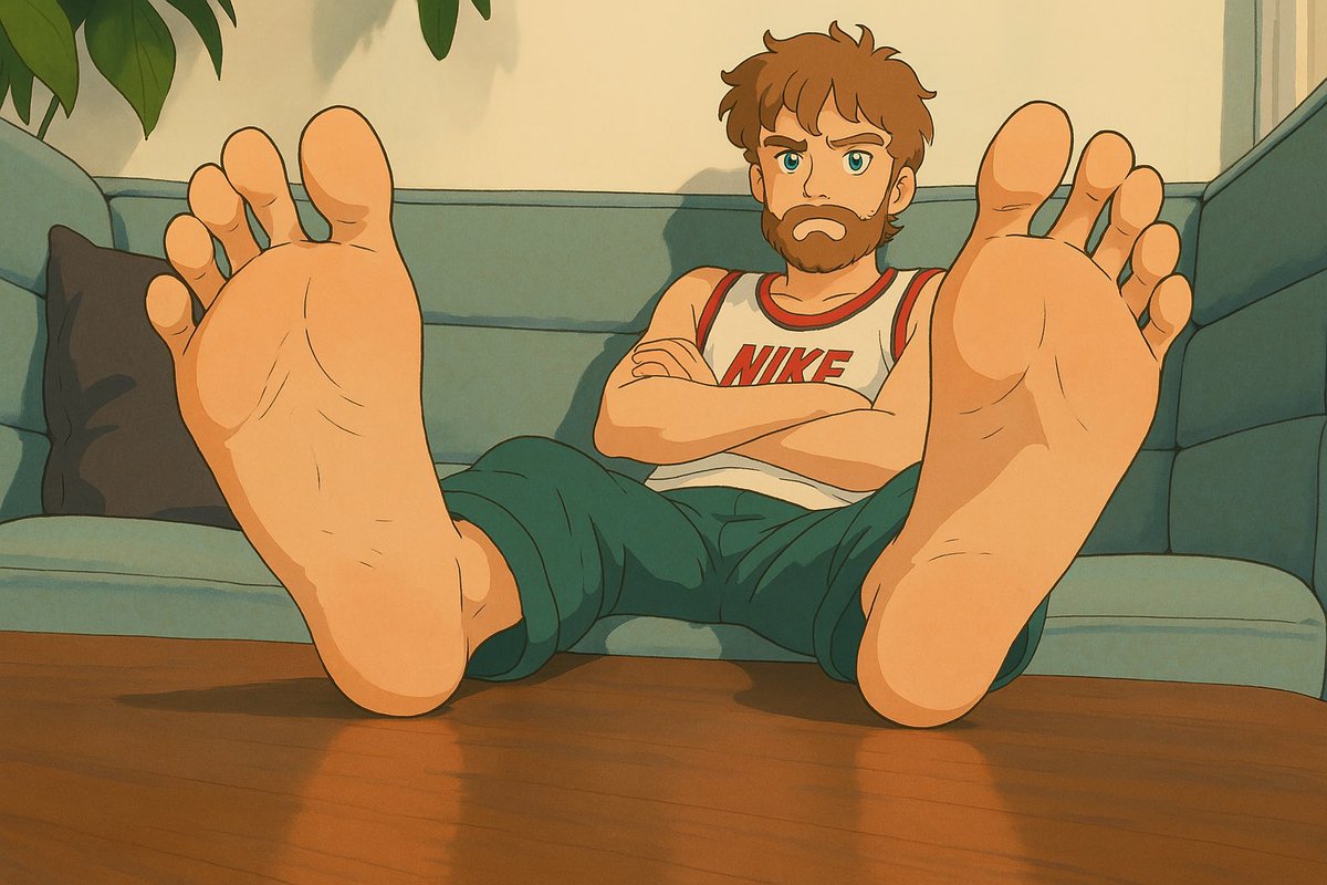 malo18master's tweet photo. Mes gros panards version ghibli 🦶🏻🦶🏻 https://t.co/NfaYyV8Jpo