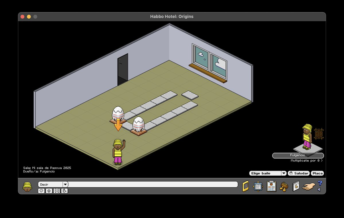 OriginsHits's tweet photo. Mi sala de Pascua 2025 para el concurso de @HabboOrigins 
La hice con el mismo nivel de detalle de diegocop y cristal.
#originshabbo https://t.co/cq41rcHpQh