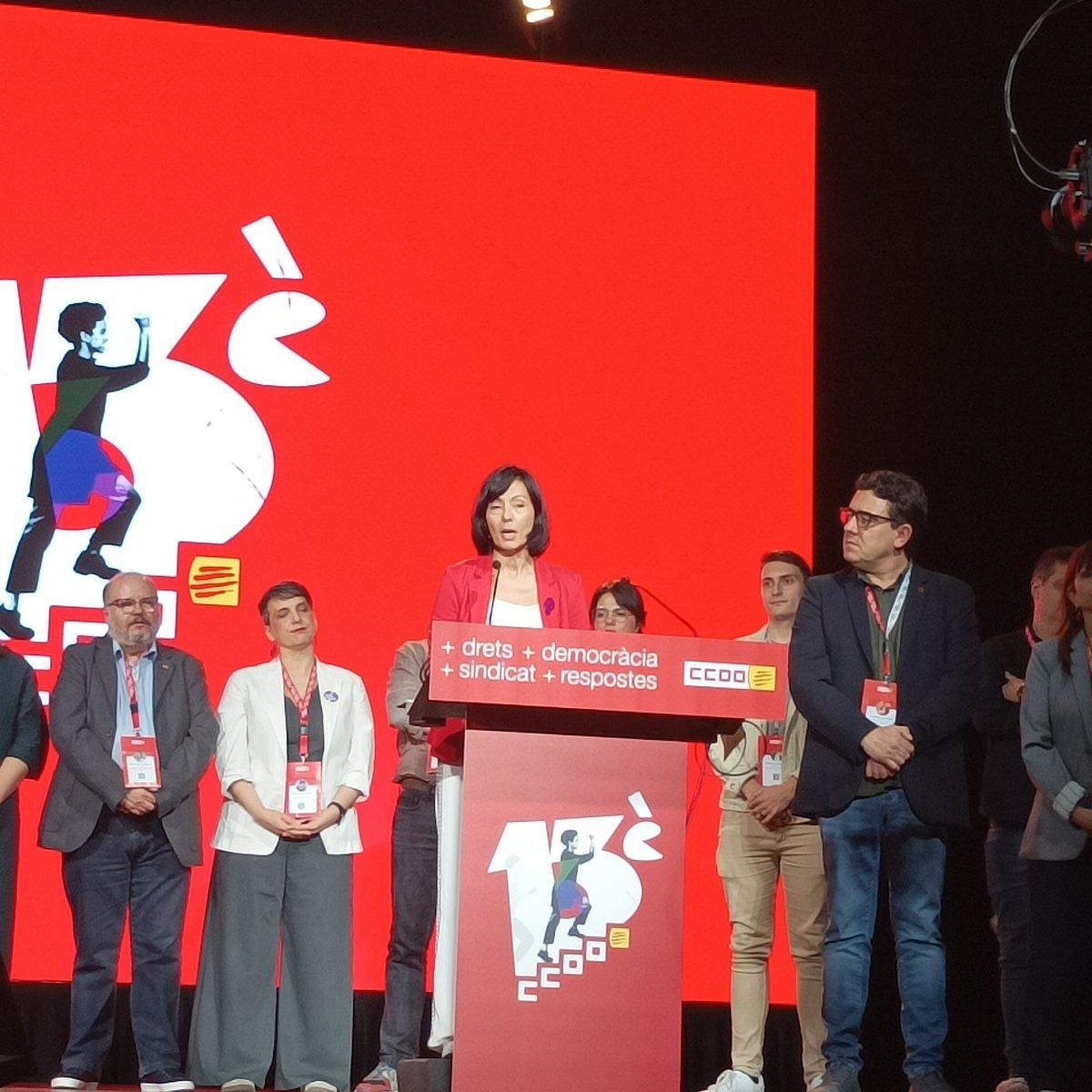Finalitza el 13è congrés ,amb la Belén com Secretaria General, una dona pero 1a vegada a la historia,aixó voldrà dir que algún avanç s'està donant nooo?CCOO Sindicat Feminista✊💜 <a href="/ccoocatalunya/">CCOO de Catalunya</a>  <a href="/DonesCCOOCat/">Dones CCOO</a>  <a href="/FICCOOCat/">CCOO Indústria Catalunya</a>