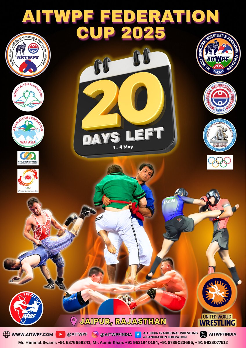 aitwpfindia's tweet photo. 🔥 20 Days to Go! 🔥 https://t.co/LJbCs4i90m