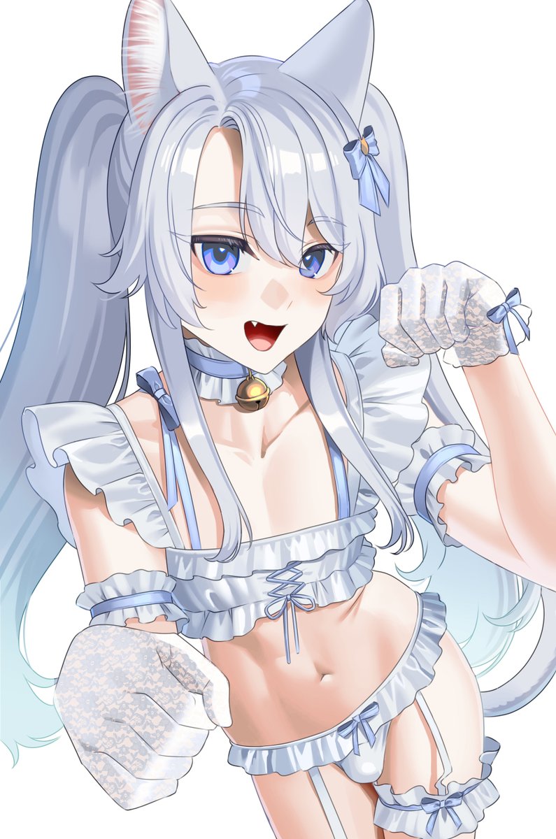 Suzume_514's tweet photo. にゃん💙 https://t.co/JVmqbQNW2W