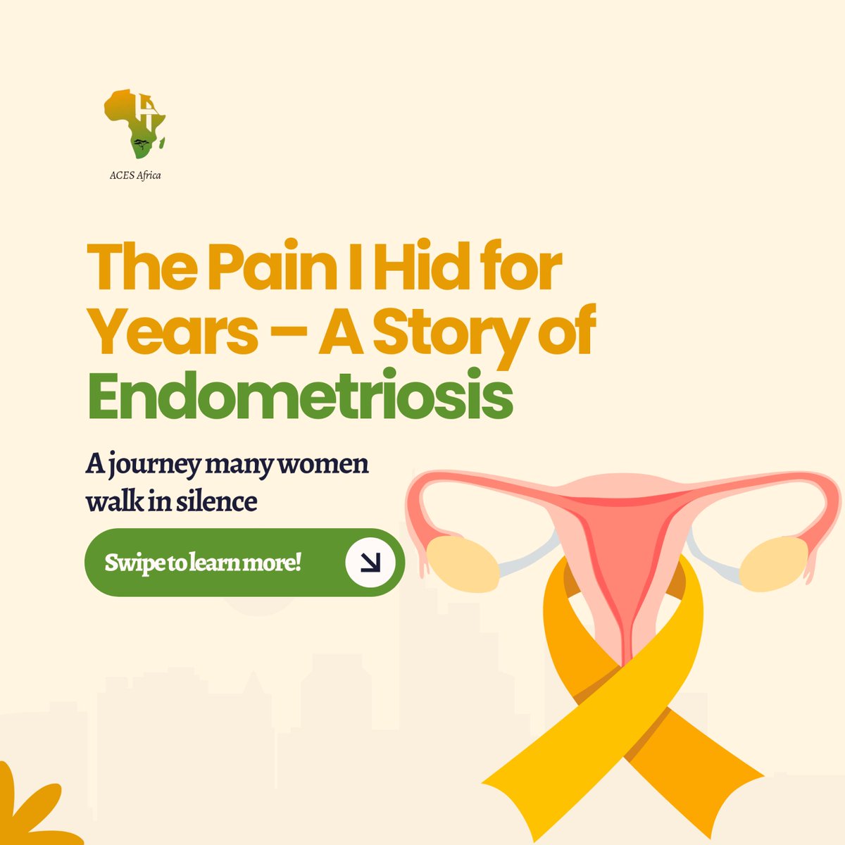 A4healthyafrica's tweet photo. Can you relate to Zara's story?😔

Endometriosis affects 1 in 10 women and unfortunately, they walk through these pains alone.

Chronic period pains aren't normal, get tested as early diagnosis changes lives. https://t.co/hNHA1vCLkS