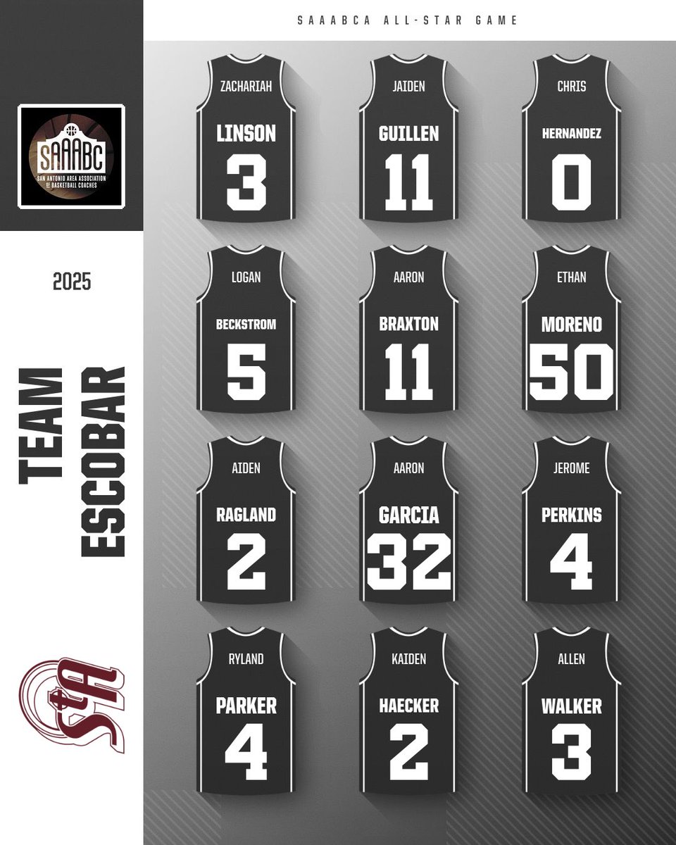 Steve Sylestine (@stevesylestine) on Twitter photo Inviting everyone to come check out our SAAABC All-Star🏀Game this Sunday, Apr 13 at OLLU. $5/$10 cash or CashApp at gate only.
Coach Escobar & his team of All-Stars will play at 4 PM.
See you all there! <a href="/PJEsco1/">Paul (PJ) Escobar</a> @SouthSanHoops <a href="/SAJayBoysBball/">San Antonio Jay Boys Basketball🏀Mu-Tang</a> Inviting everyone to come check out our SAAABC All-Star🏀Game this Sunday, Apr 13 at OLLU. $5/$10 cash or CashApp at gate only.
Coach Escobar & his team of All-Stars will play at 4 PM.
See you all there! <a href="/PJEsco1/">Paul (PJ) Escobar</a> @SouthSanHoops <a href="/SAJayBoysBball/">San Antonio Jay Boys Basketball🏀Mu-Tang</a>