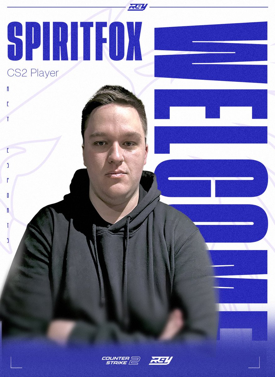 Please welcome <a href="/Spir1tF0x/">SpiritF0x</a>, the newest addition to our CS2 Roster! 🔥

He’ll be repping purple in <a href="/UKICircuit/">UK & Ireland Circuit</a>, <a href="/ESEA/">ESEA League</a>, and every tournament our <a href="/CounterStrike/">CS2</a> squad takes on this season as our new rifler. Big things ahead — let’s get to work. 💪

#REYVOLUTION
