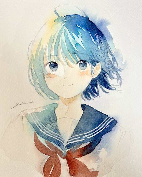 青瀬きいろのイラスト