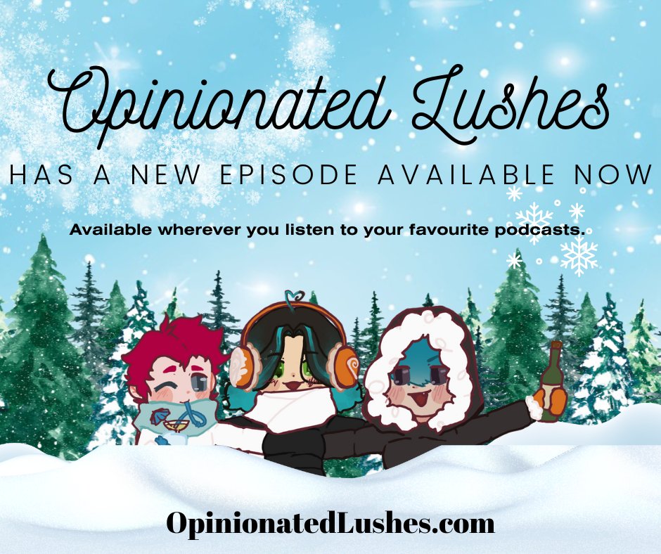 Opinion_Lushes's tweet image. #newepisode 

You can listen to our newest episode, wherever you listen to your favourite podcasts.
tr.ee/mqT_nOBT5d

#PodcastRecommendations #CanadianPodcast #Podcast #PodcastCommunity #Listen #FridayVibes #TGIF #Friyay #Friends #Lushes