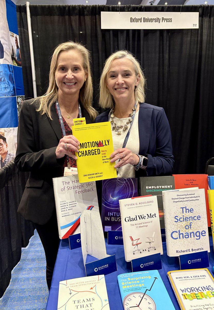 Dina Denham Smith (@dinadsmith) on Twitter photo Earlier this week <a href="/AliciaGrandey/">Alicia Grandey, PhD</a> and I spotted our book #EmotionallyCharged in the SIOP Exhibition Hall! š We were honored to be on a panel with powerhouse authors Steven Rogelberg, Malissa Clark, Katina Sawyer, Patricia Grabarek.
Work + play = perfect week!
#leadership #book Earlier this week <a href="/AliciaGrandey/">Alicia Grandey, PhD</a> and I spotted our book #EmotionallyCharged in the SIOP Exhibition Hall! š We were honored to be on a panel with powerhouse authors Steven Rogelberg, Malissa Clark, Katina Sawyer, Patricia Grabarek.
Work + play = perfect week!
#leadership #book