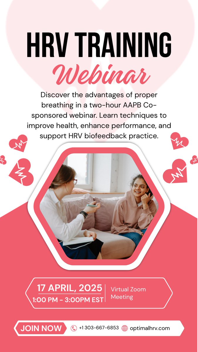 OptimalHRV's tweet image. ⏰ Time&apos;s running out! Just 7 days to harness your breath and enhance your health. Join HRV experts Inna Khazan &amp;amp; Matt Bennett for a transformative webinar by Optimal HRV. Secure your spot now! 👉 [bit.ly/43L3T3v] #HRV #HealthOptimization 🌟