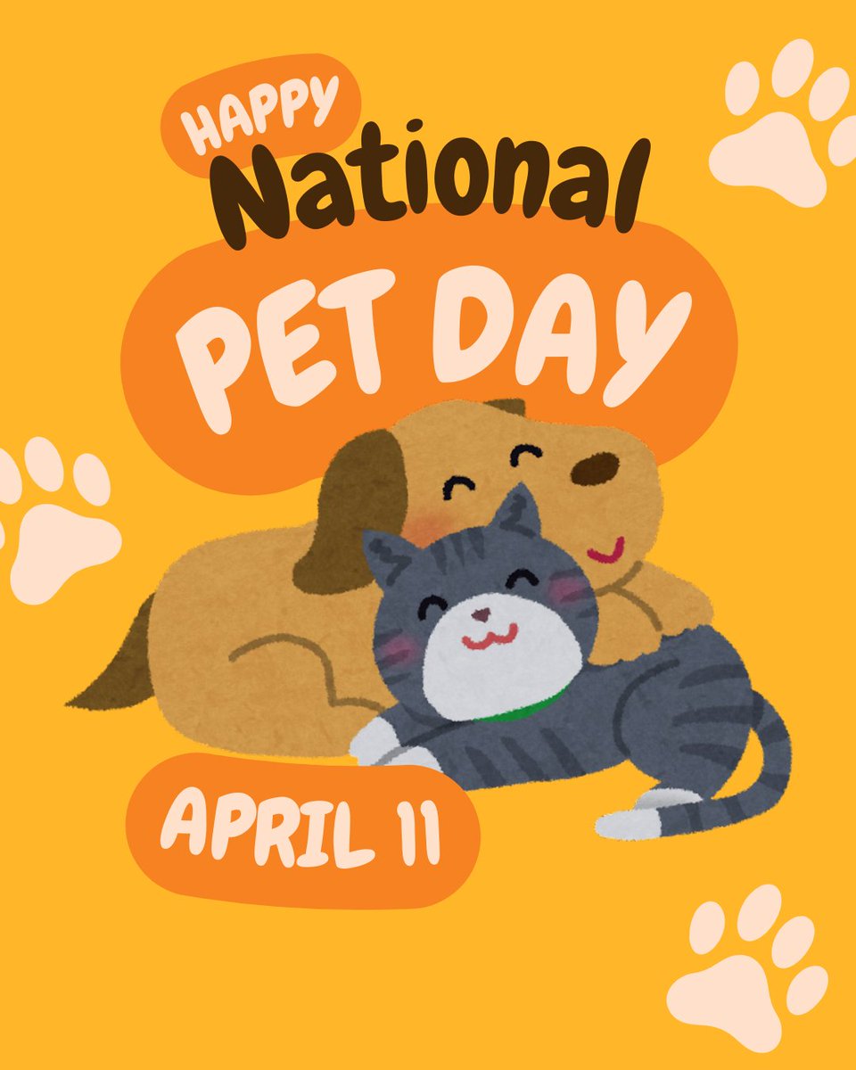 VictoryMitsubi1's tweet photo. With them, life is just pawfect. Happy National Pet Day! 🥳🐾

Share a picture of your pet(s) in the comments below! 📸

#NationalPetDay https://t.co/Zcdup8K1zC
