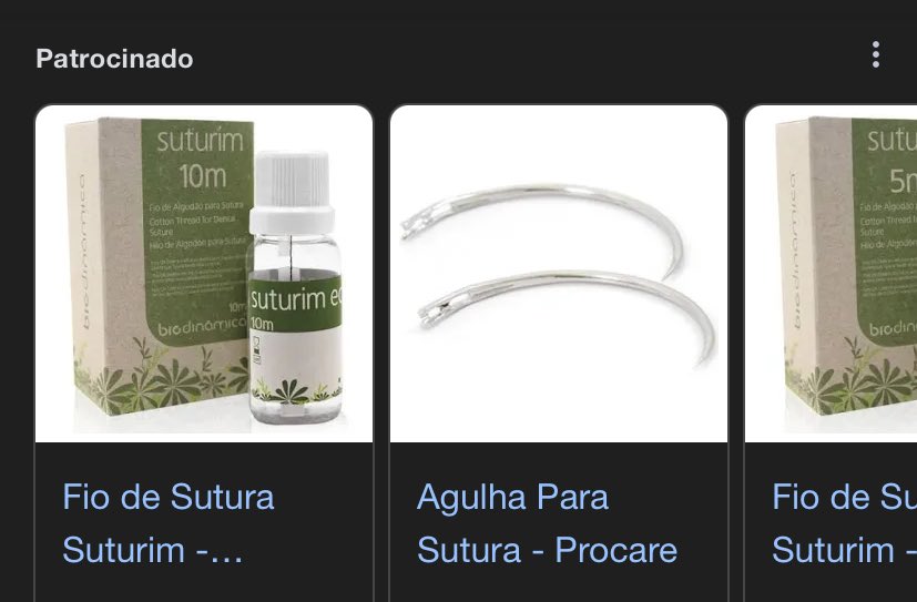 lanatomia's tweet photo. Próximo paciente, mesmo para procedimentos cirúrgicos. 
Reutilizar SUGADOR (lavar e usar no próximo).
E um dos mais absurdos pra mim > suturim.

O suturim é uma agulha na qual você passa um fio de sutura (igual na costura), você faz a sutura e reutiliza a agulha. https://t.co/RyzksLTFDa