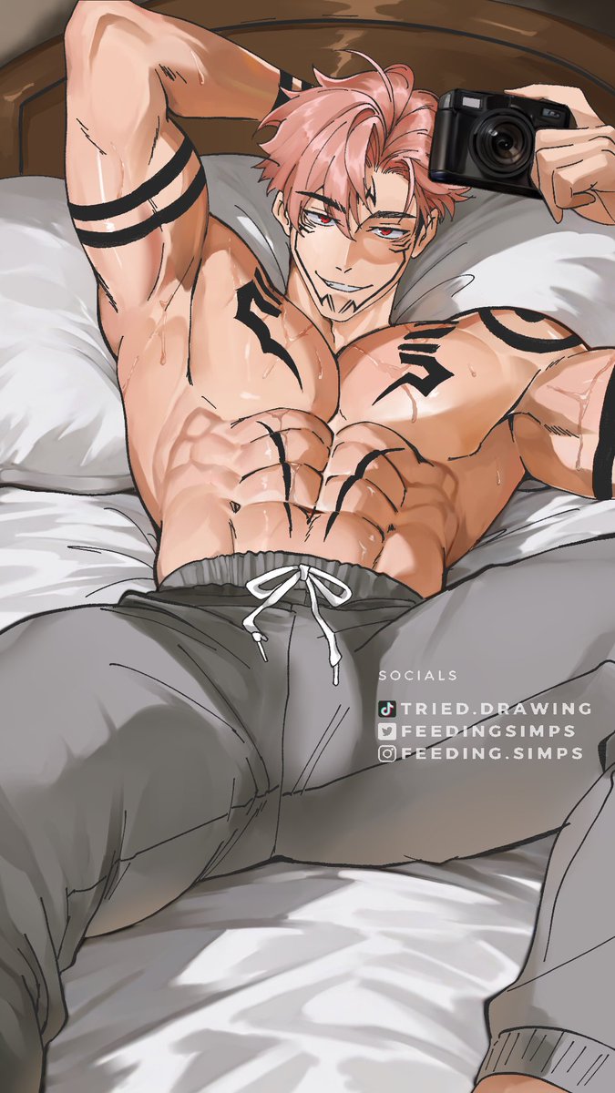 feedingsimps's tweet photo. “P*rn doesn’t do anything for me anymore. Let’s make our own. You need to star in it to have an affect on me.” 
—
#sukuna #sukunaryomen #JujutsuKaisen https://t.co/mnYfvn3Aly