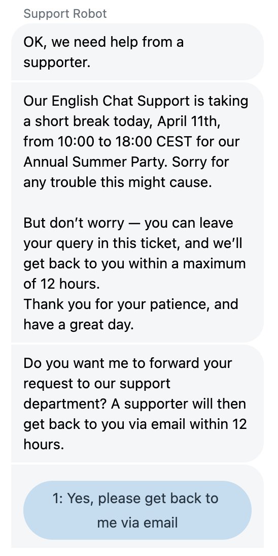 NickSadler_io's tweet photo. @onecom - this is insane. Our website has a 'This site has been temporarily disabled, please try again later.' and I can't speak to someone on support as they are on 'holiday', yet pay for 24/7 support. Surely you arrange cover for such an established provider? https://t.co/NbMKB5E9Nt