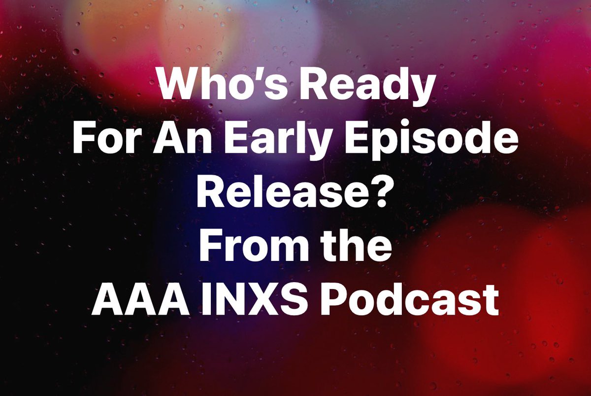 INXS Podcast Access All Areas with Haydn & Bee tweet media